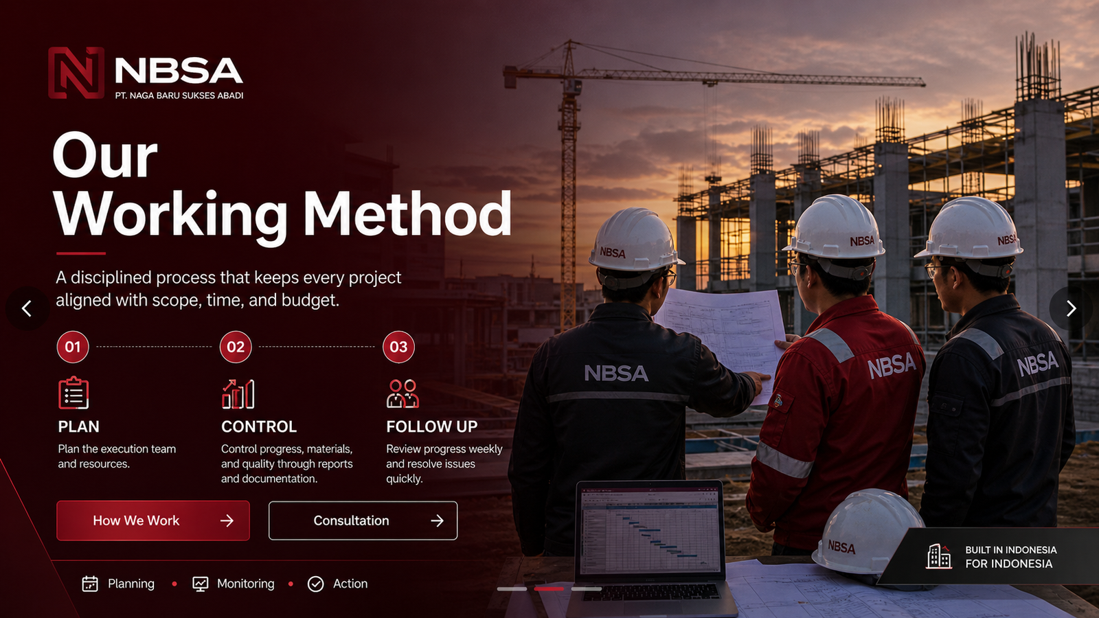 On Specification, On Time, On Budget: Standar Delivery PT NBSA